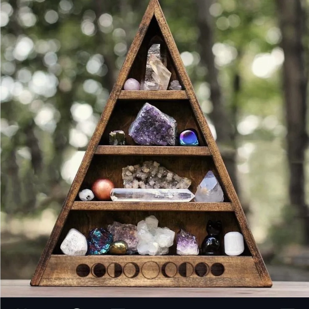 Stone & Violet Walnut Shelves